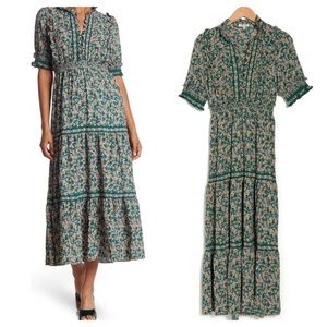 MAX STIDIO Tiered Maxi Dress size XS